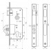 Замок врезной CORSARRE 1523.CYL.SB (Матовое Золото)